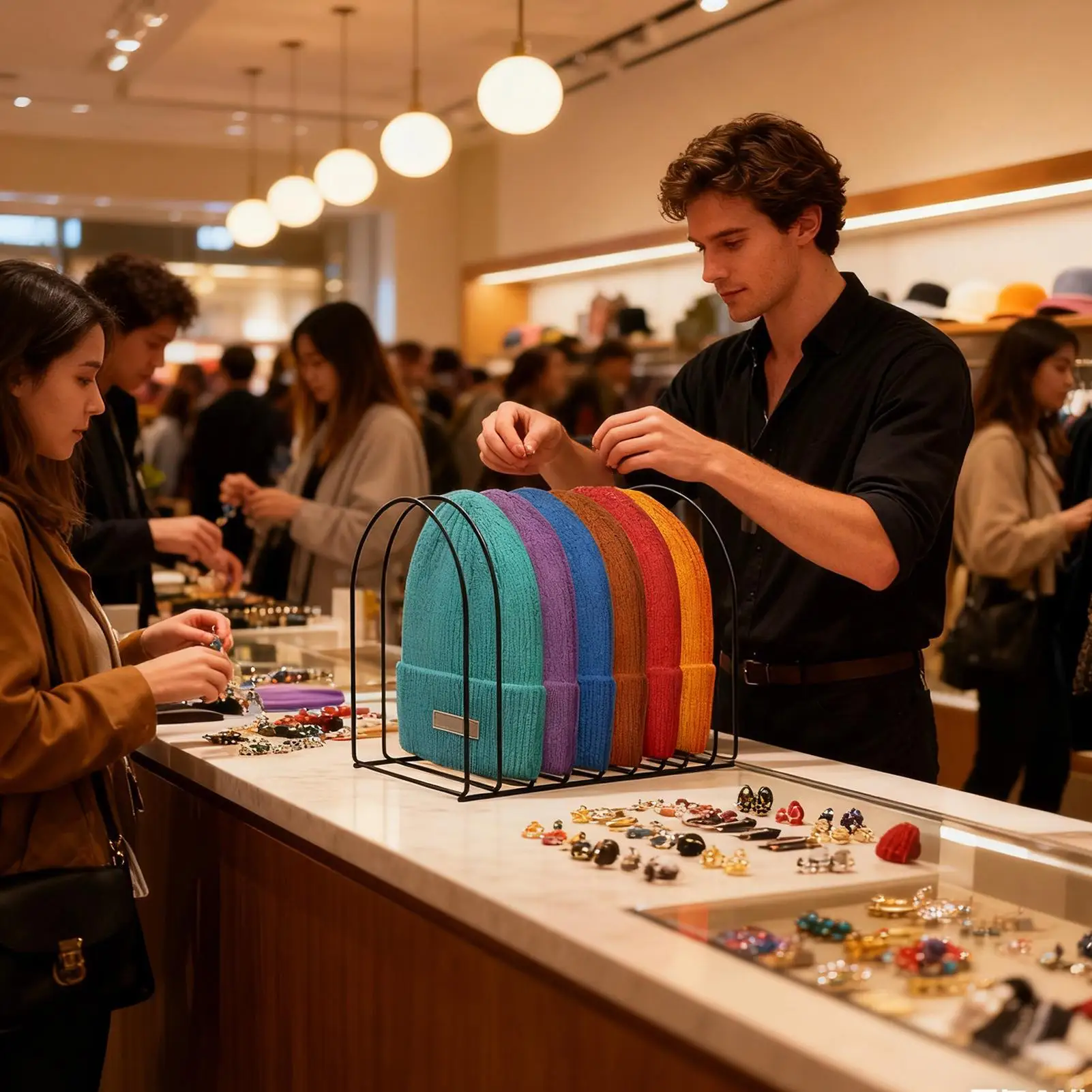 

Подставки для шапок для демонстрации 2-х предметов Держатель для шапок для хранения 2-х шт. Вязаная стойка для хранения шапок для зимы, дома, прихожей, столешницы, спальни