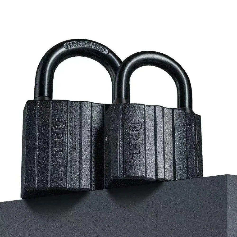 Durable Useful Metal Heavy Duty Padlock Waterproof Rust Proof Security Lock with Keys Safely Anti-theft Padlock Luggage Case