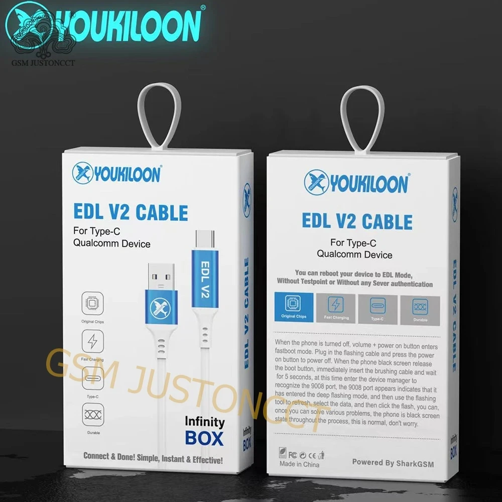 NEW EDL V2 Cable for Type C qualcomm Device to EDL Mode 9008