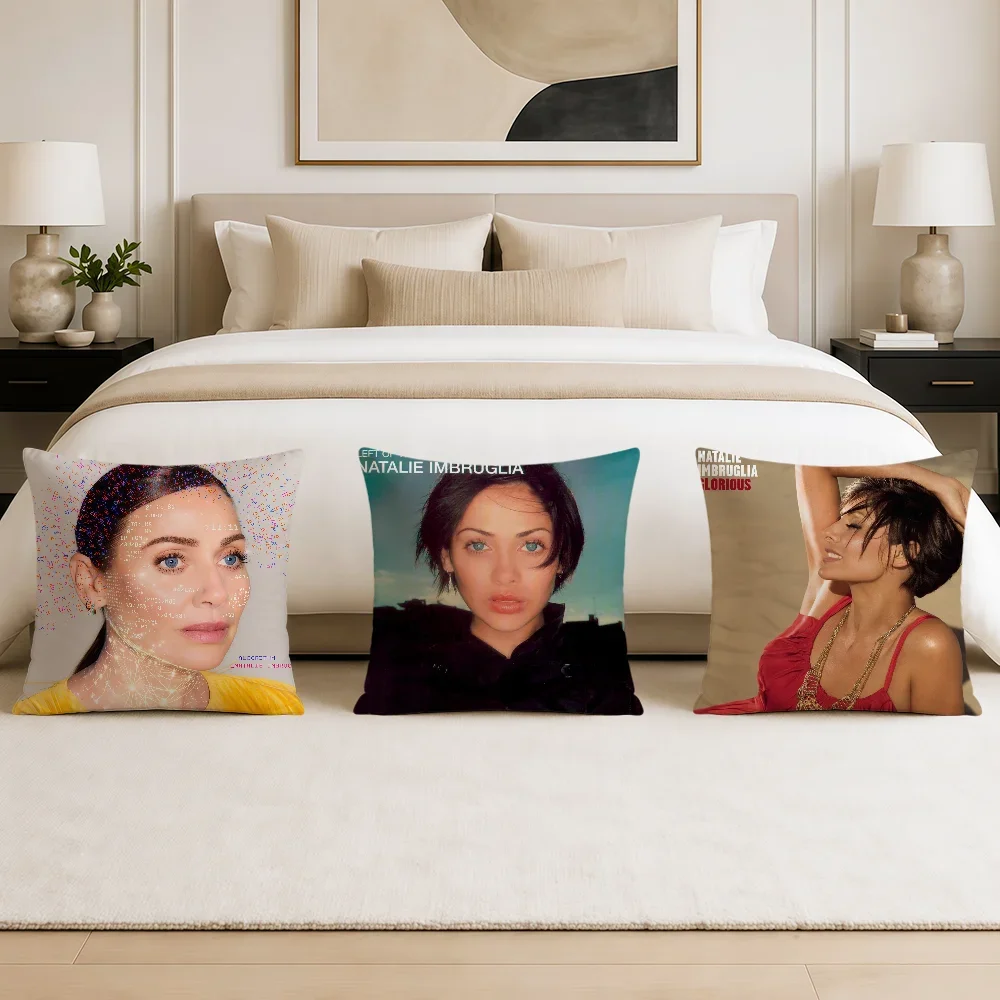 N-Natalie Imbruglia cushion cover Double Sided soft Pillowcase hogar Sofa Living Room Home bed Decor pillowcovers Gift