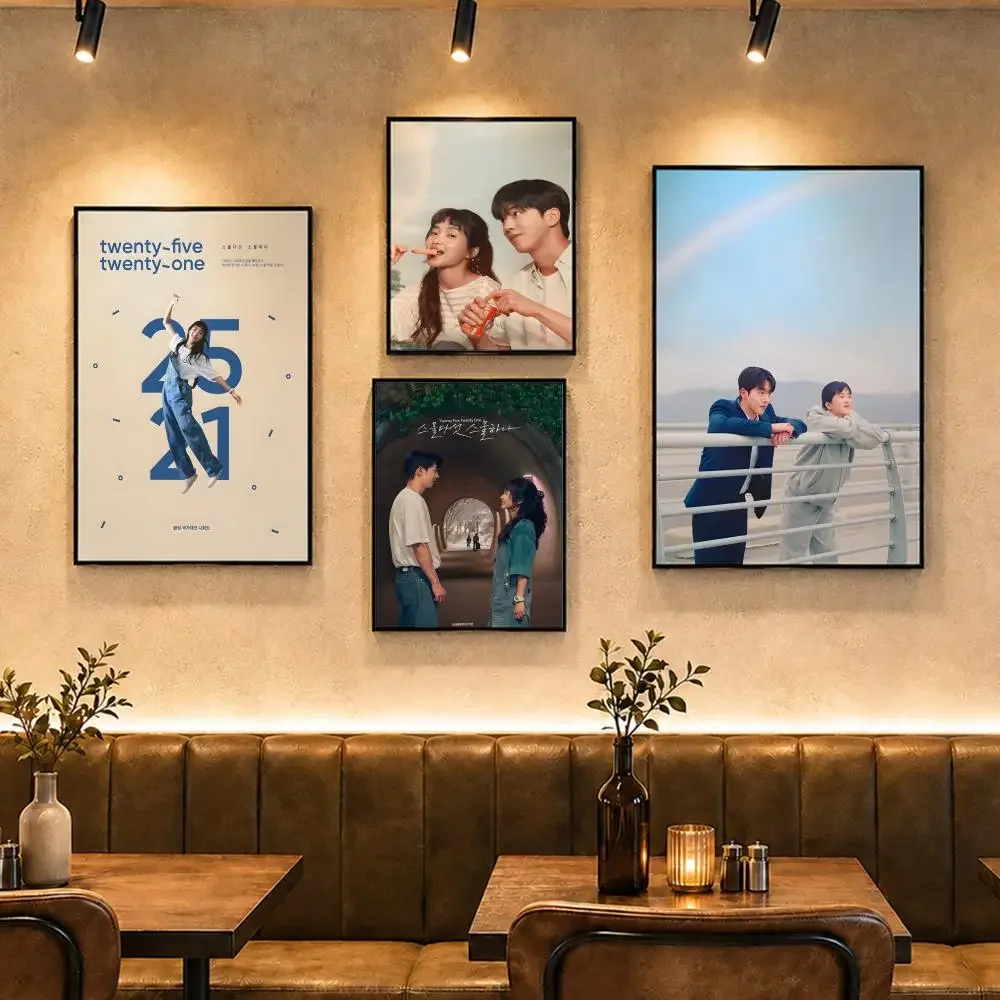 Popular Drama T-Twenty-Five Twenty-OneS Poster Vintage Retro Anime Poster Stickers Peel and Stick Wall Art Home Decor