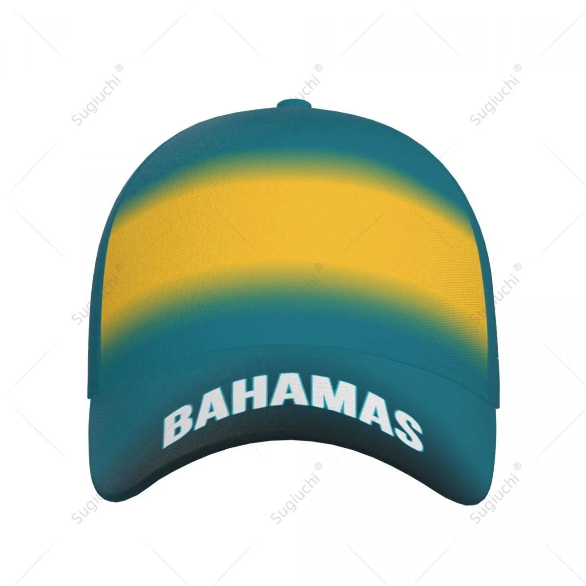Unisex Baseball Cap Hat Bahamas Flag Gradient Color 3D Printing for Tennis Outdoor Bike Bicycle Golf Baseball Sports Fans