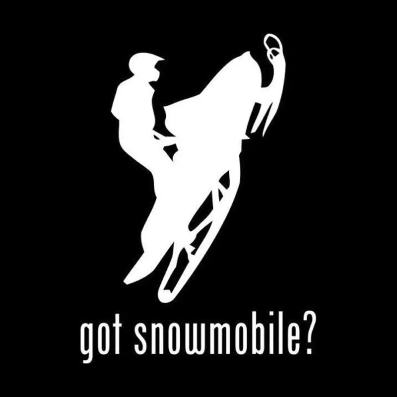 Creative Fashion Personality Snowmobile Vinyl Sports Got Window Stickers 11.7cm*15cm