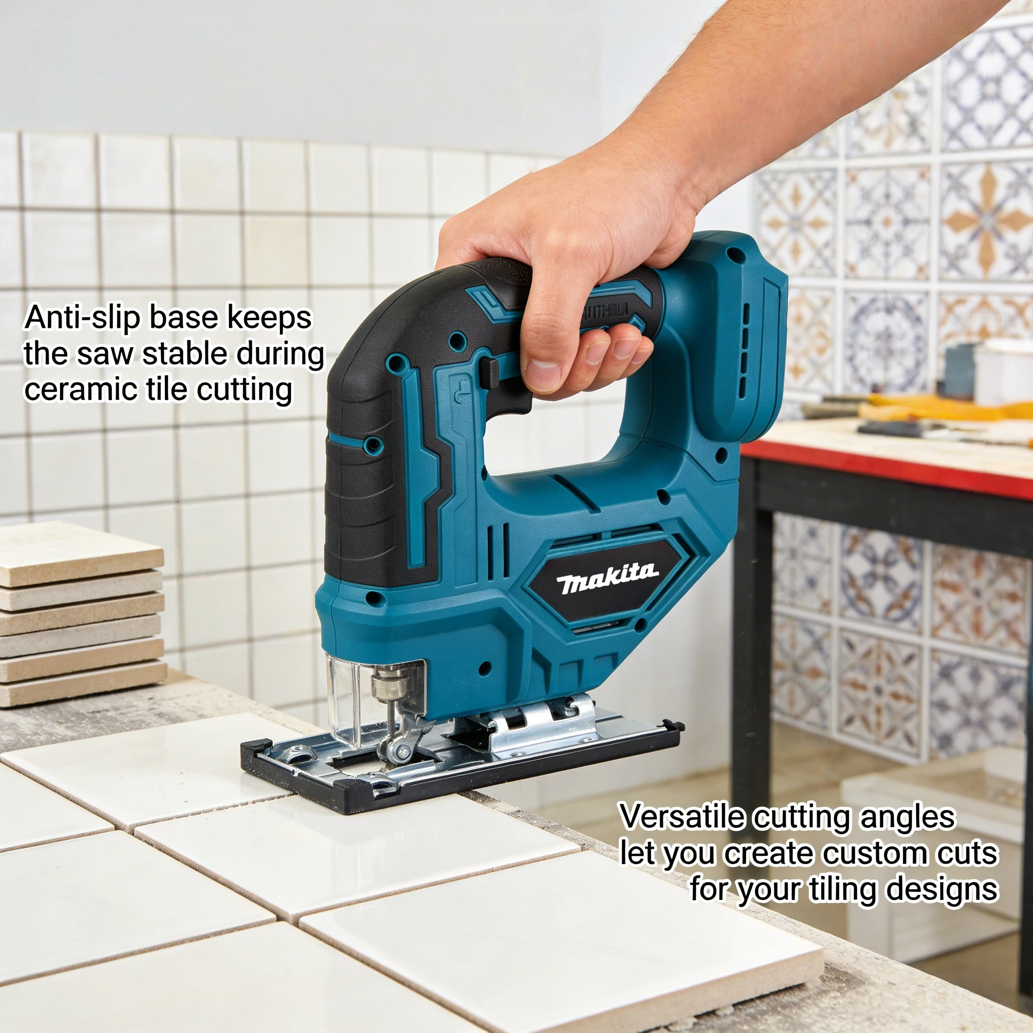 

Makita DJV182Z Cordless Barrel - Handle Jigsaw - Variable Speed Brushless Motor (No Battery)