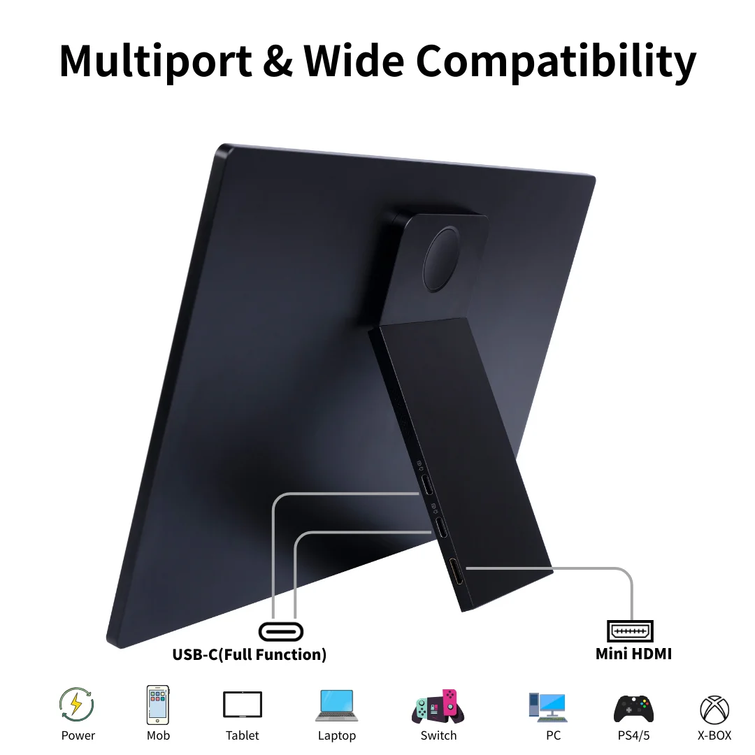 14 inch 1080p Touch Screen Portable Monitor Type c Mini Portable Touch Screen Monitor