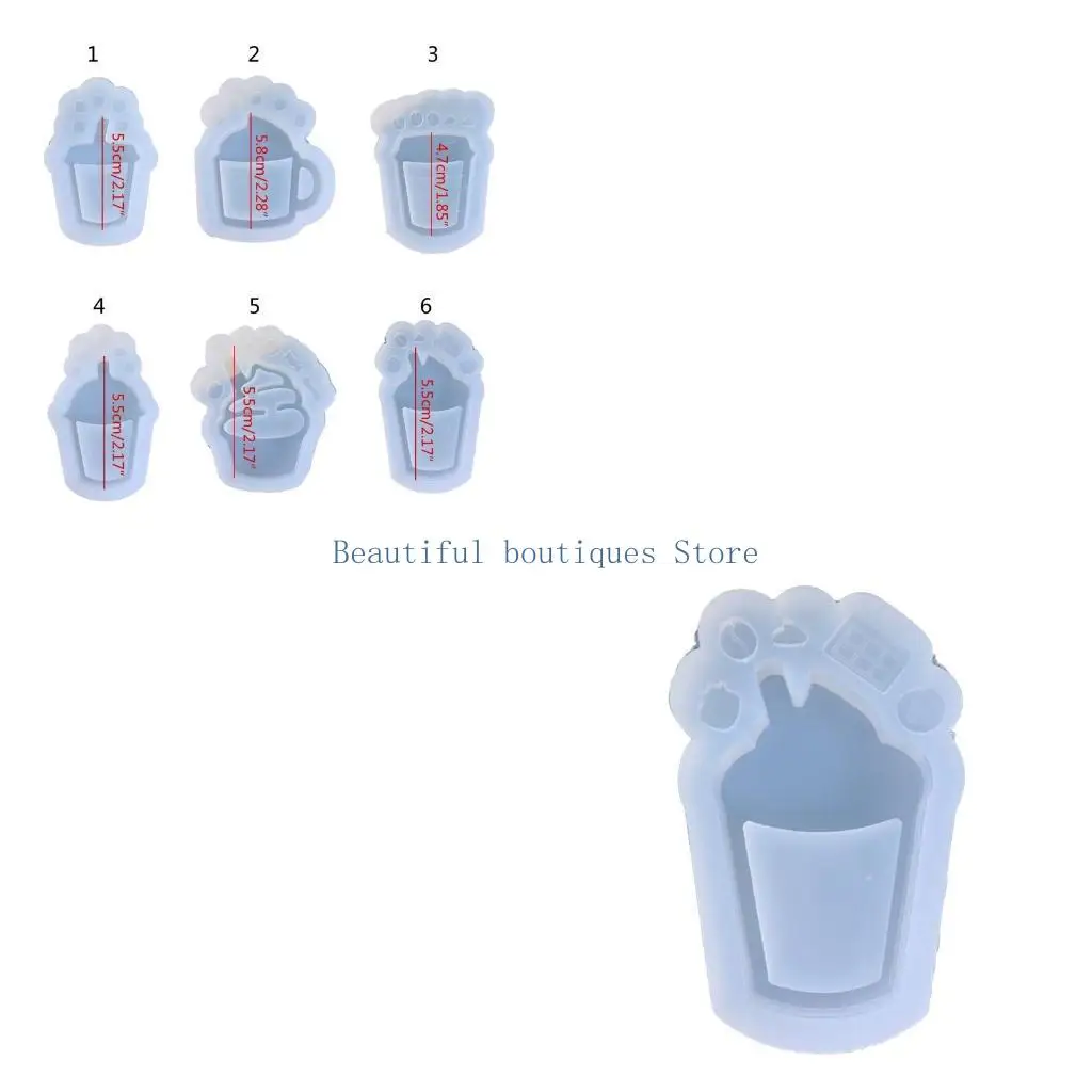 

U4LF силиконовые формы для изготовления ювелирных изделий из смолы, силиконовая форма для зыбучих песков, стаканы для питья