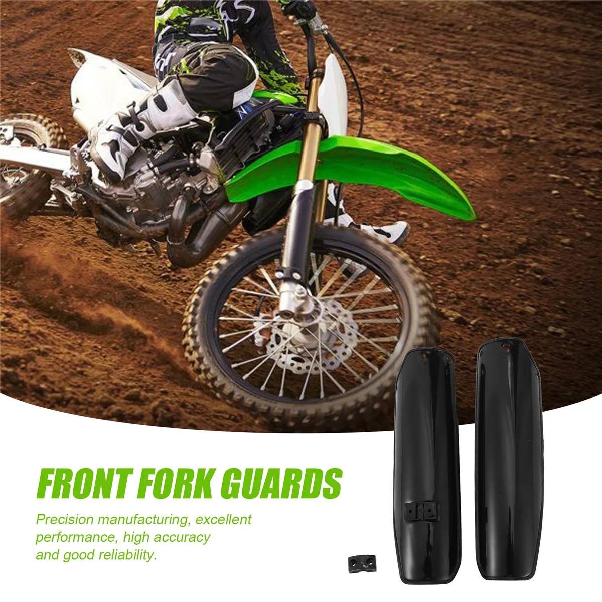 1Pair Pit Dirt Bike Forcella Anteriore Ammortizzatore Coperture Protezioni Forcella per 90Cc 125Cc 140Cc 160Cc Universale Motocross