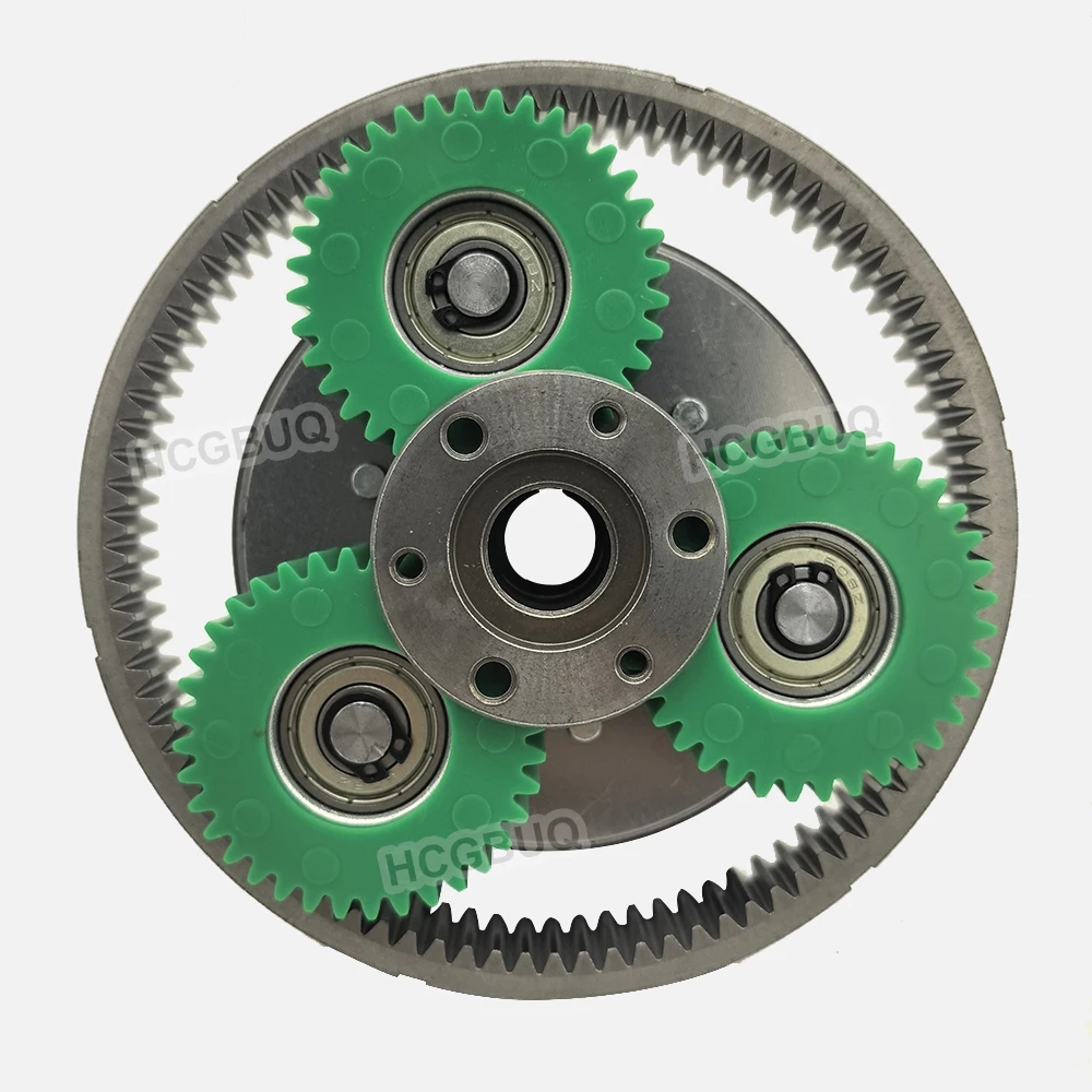 36T 47.3mm Planetary Gear with 88mm Clutch 93 Teeths Gear Ring for Bafang 500W Motor E-Bike Electric Vehicle Nylon Gear Parts