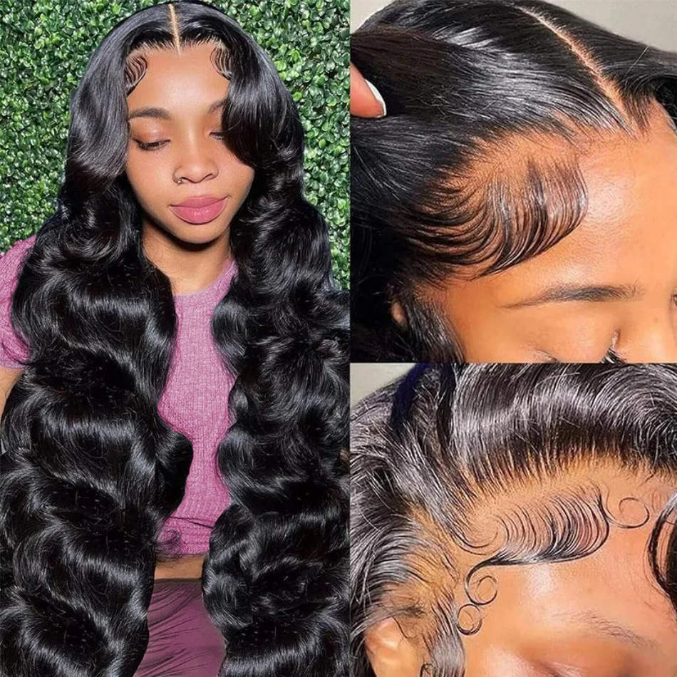 

30 40 Inch Body Wave Human Hair Wigs 250 Density 13X6 Hd Lace Frontal Wigs Gluesless 5X5 Hd Lace Closure Wig For Women Brazilian