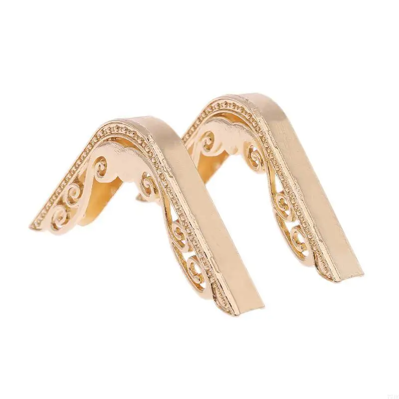 77JF Metal Hand Handbag Hollow Corner Protector Safety Guard for DIY Make Pass