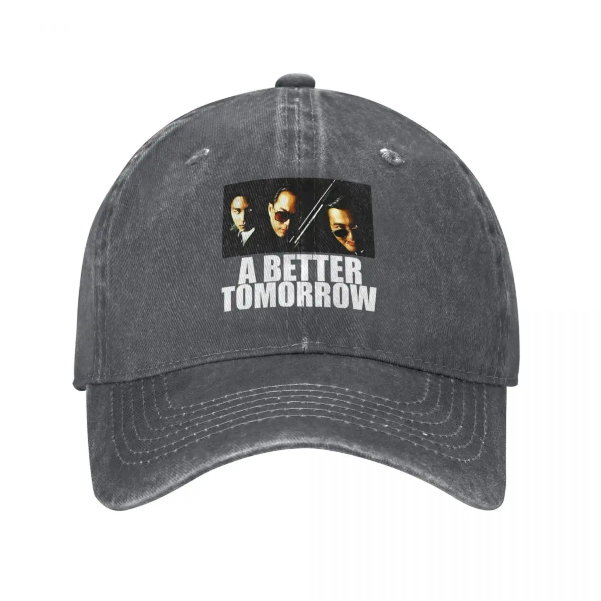 Pure Color Dad Hats Chow Yun Fat  John Woo Ti Lung  Leslie Cheung Women's Hat Sun Visor Baseball Caps A Better Tomorrow Peaked