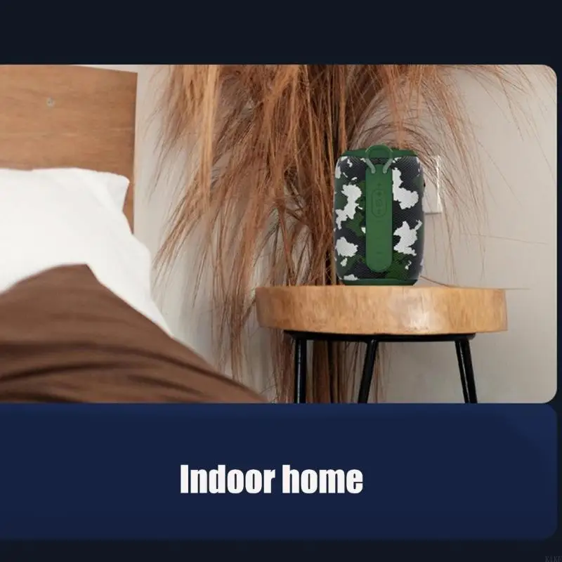 IPX6 Waterproof Portable Speaker Build-in 1500mAh Battery Pairing Wireless Speaker 12W for Camping Outdoor K1KF