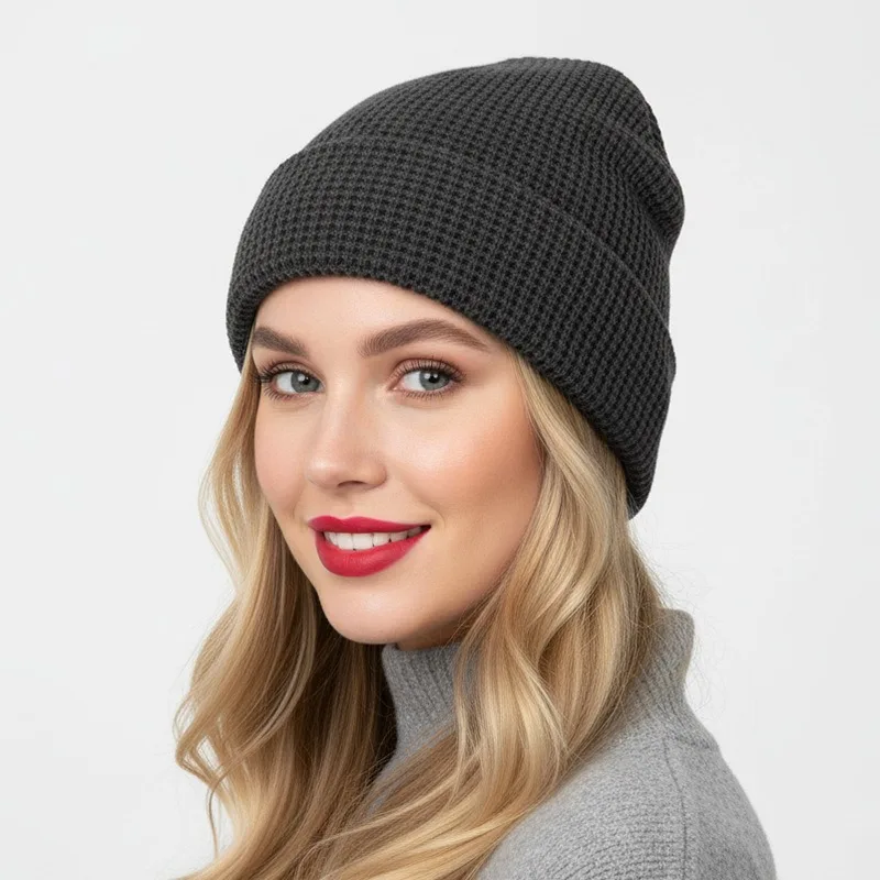 

New solid-color knit hat for autumn/winter!Simple stylish,windproof warm,soft wool material,versatile for daily use,comfortable