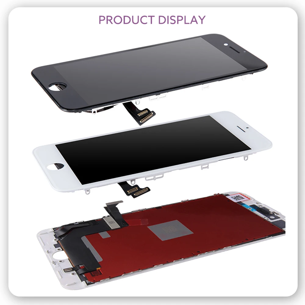 AAA+ Display For iPhone 6 6S 6SP 7 7P LCD Touch Screen Digitizer Assembly For iPhone 8 Plus OEM Display Support True Tone