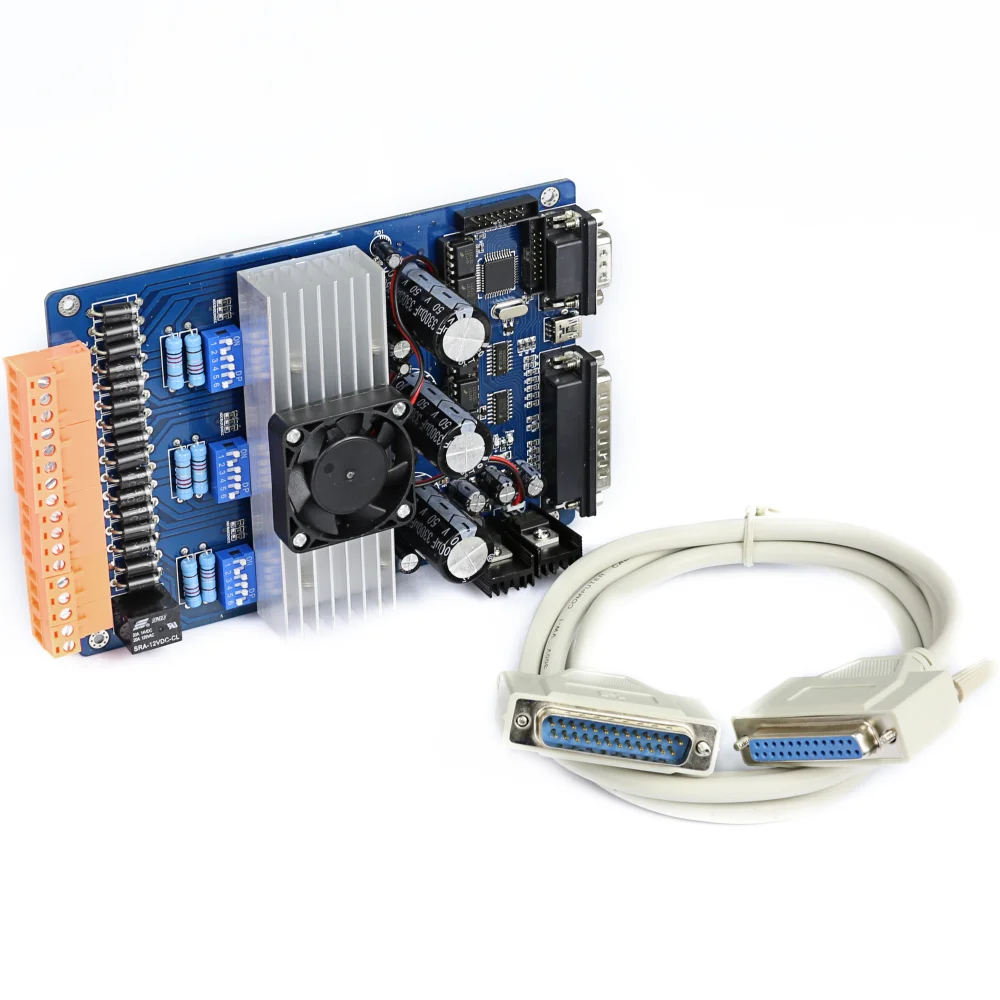 

CNC Router Mill Machine 3 Axis TB6600HG Stepper Driver Board Controller 0.2A-5A