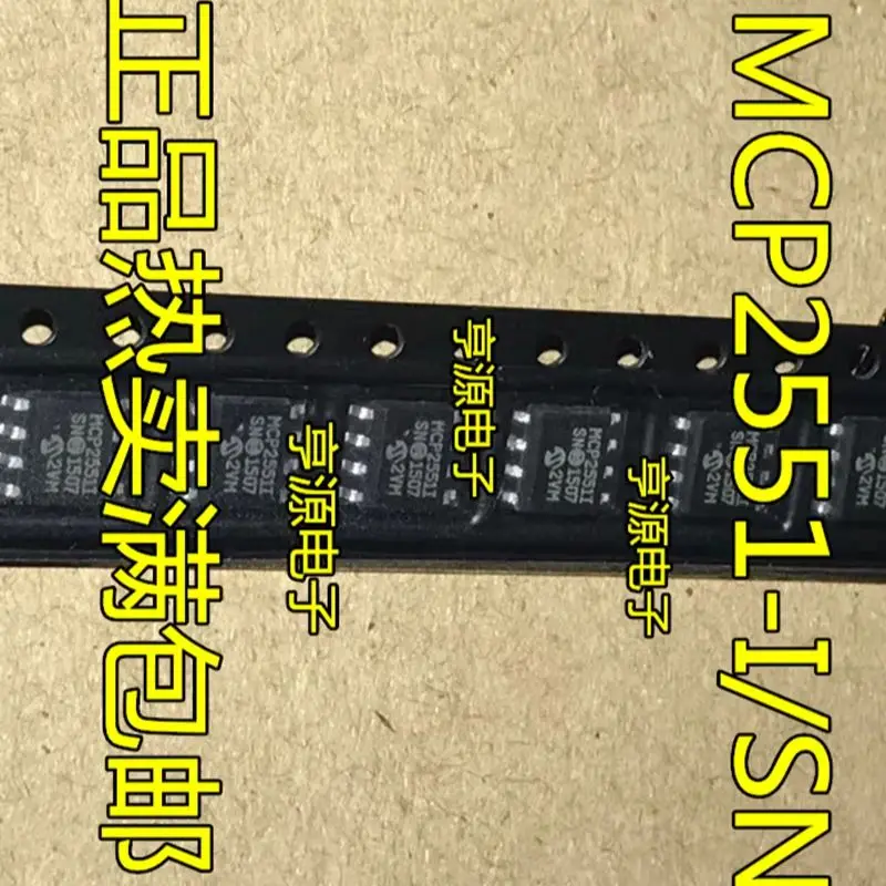 

Бесплатная доставка, 100 шт./лот, MCP2551-I/SN MCP2551 SOP-8, новая оригинальная микросхема, в наличии, можно заказать.