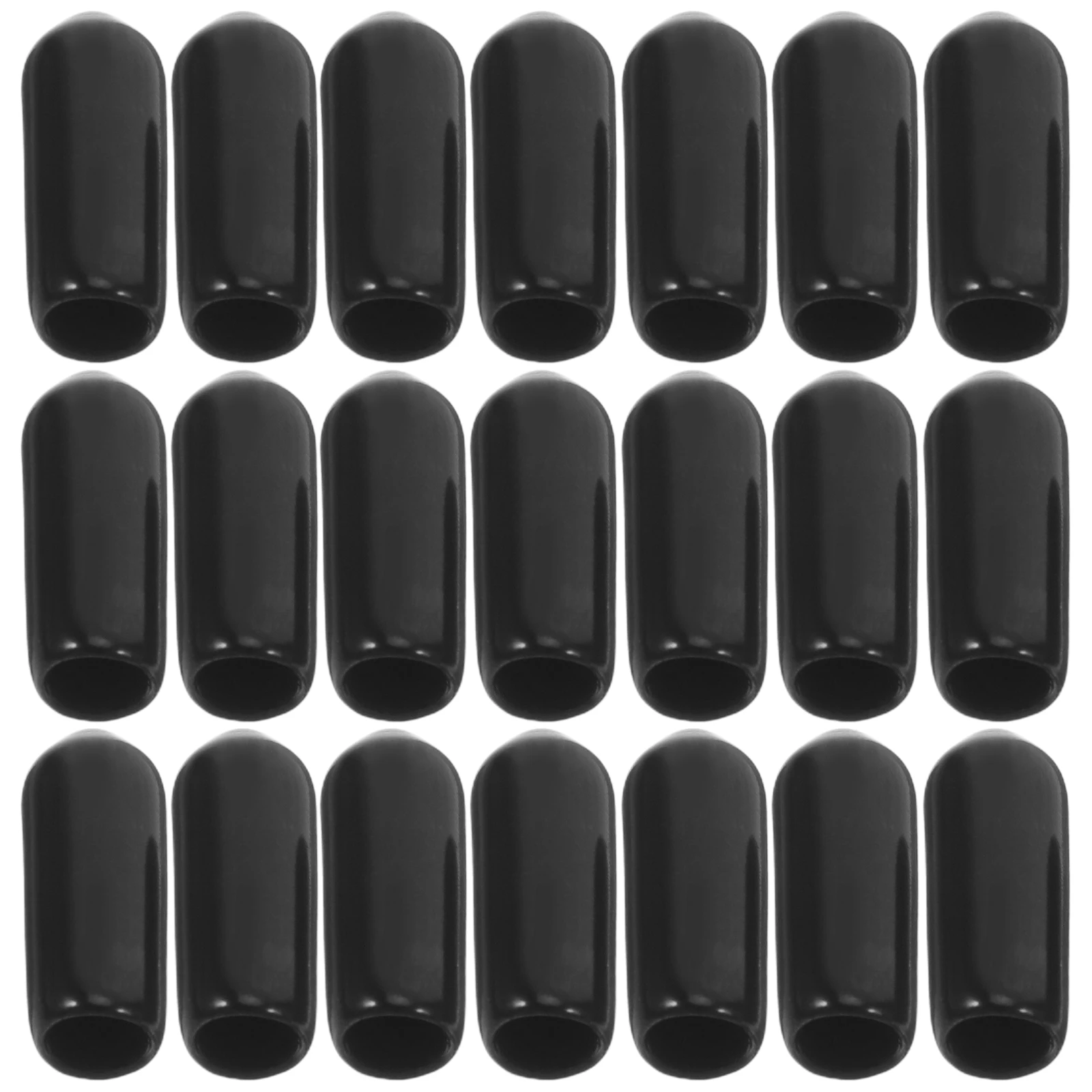 

600pcs Pvc Threaded Connector End Caps Insulation Bolt Screw Protectors Flexible Fastener Covers For Home Industrial Electrical