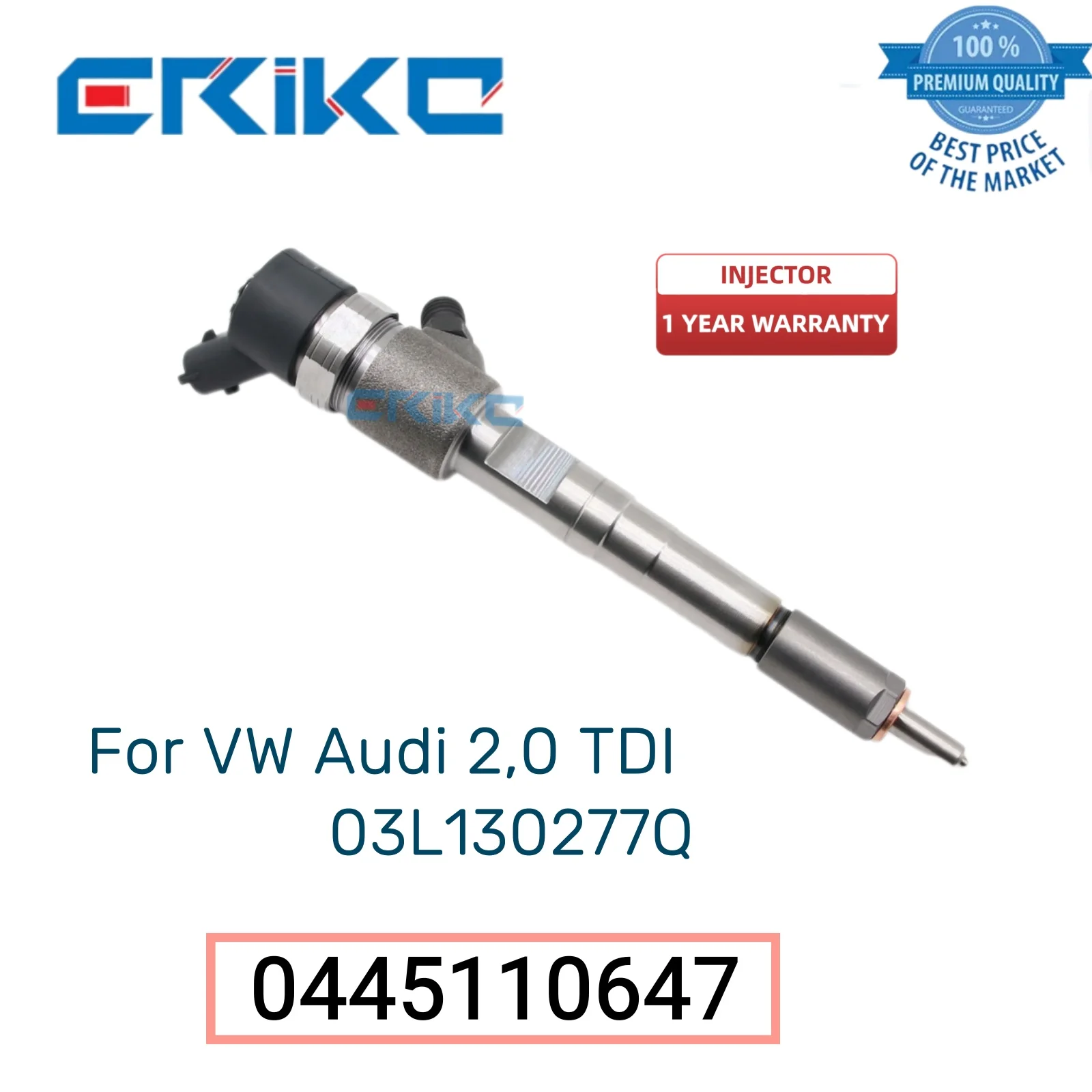 0 445 110 647 Auto Fuel Injection 0445110647 Injector Part Nozzle 0445 110 647 Common Rail Injector