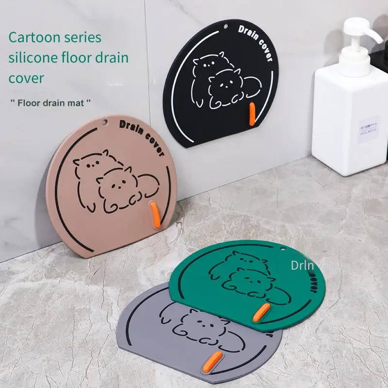 Sewer Floor Drain Cover Deodorant Toilet Silicone Deodorant Pad Household Kitchen Toilet Insect-proof Floor Drain Pad