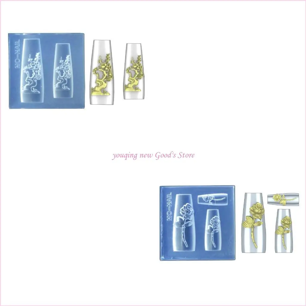 

57QA Silicone Carving Mold Various Size Butterfly- Embossing Stamping Mold