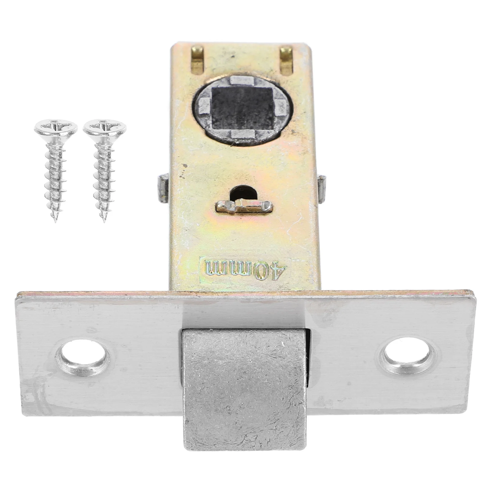 

Tubular Latch Door Lock Mortice Latch Stainless Steel Golden 40mm Adjustable Safety for Sliding Barn Doors Door Handles Hardware