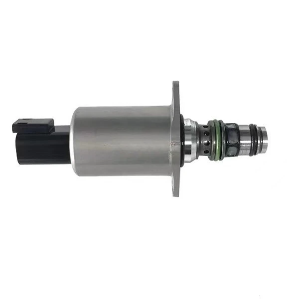 Excavator exhaust pressure solenoid valve