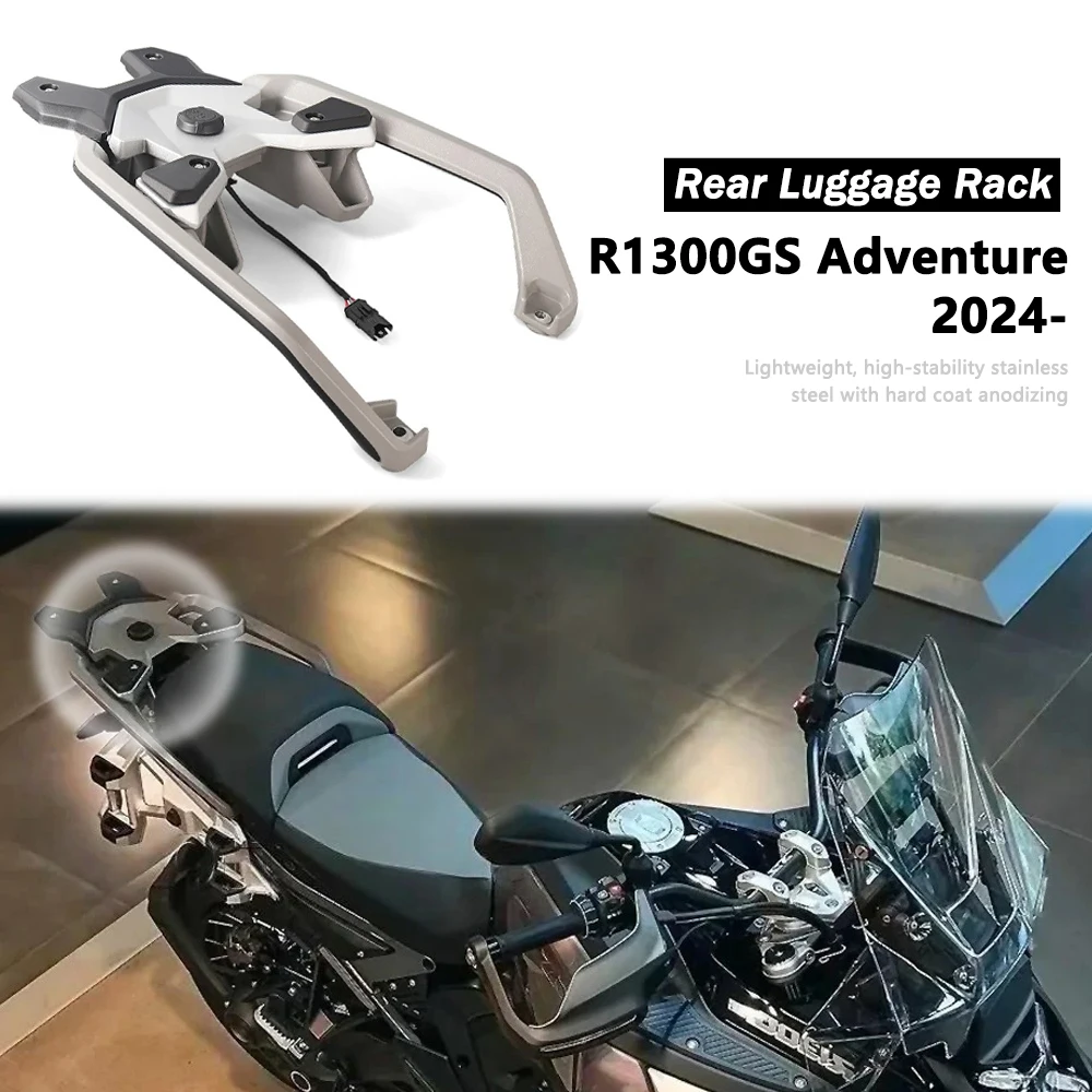 

Motorcycle Rack Rear Backrest Armrest Kit For BMW R1300GS Adventure R 1300 GS ADV R1300 GSA 2024 2025 Rack Storage Box Support