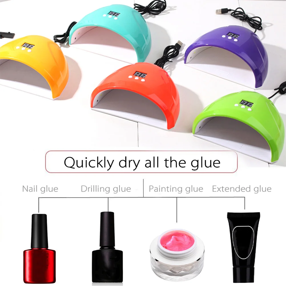 36W Nail Lamp Gel Polish Curing Machine With 3 Timer Settings Lcd Display Smart Sensor Manicure Dryer Uv Led Nail Drying
