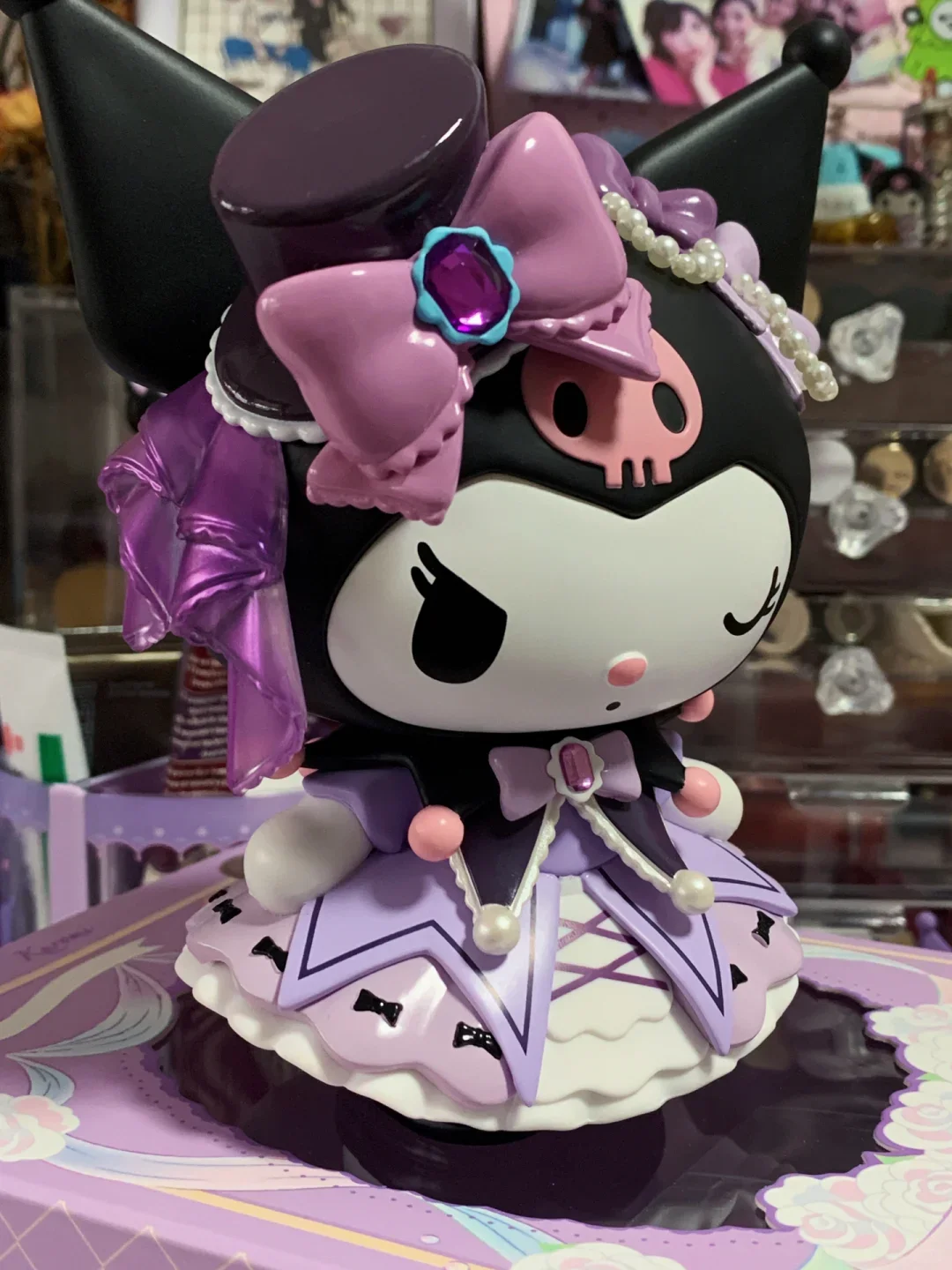 Kuromi My Melody Caja ciega Personajes misteriosos - Mini lindos juguetes de colección de anime, regalos sorpresa de cumpleaños Caja ciega