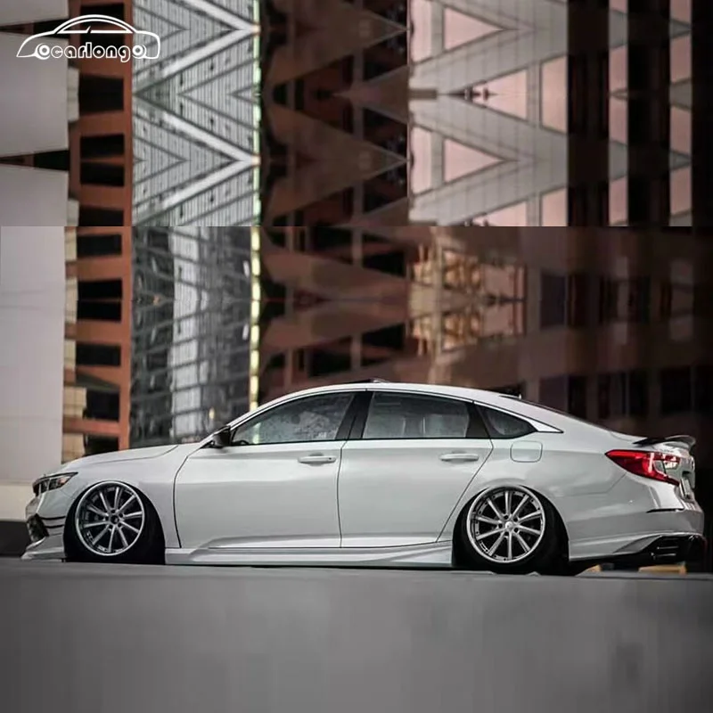New Product 2021 Car Body Kit Front Lip Rear Lip Side Skirts CV 650 Style for Honda Accord 2016-2021 5