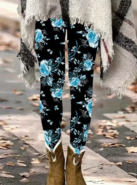 المرأة 3D طباعة طماق بسط تجريب طماق ضئيلة الجوارب مثير اليوغا السراويل العصرية بارد السراويل الموضة #1