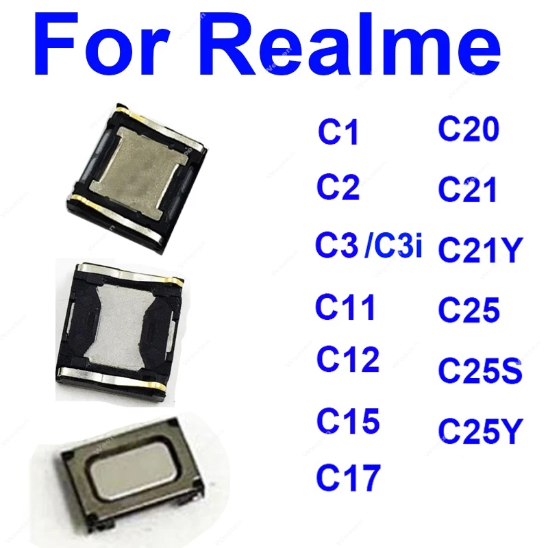 

For Realme C25 C25Y C25S C21 C21Y C20 C17 C15 C12 C11 C3 C3i C2 C1 Earpiece Speaker Earphone Speaker Flex Cable