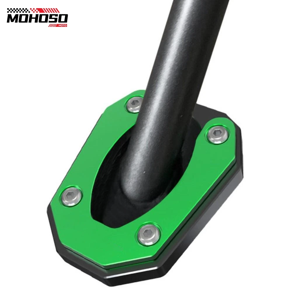 

Motorcycle Side Stand Enlarger Kickstand Enlarge Plate Pad For Kawasaki Ninja ZX-4RR ZX-4R ZX4RR ZX4R ZX-25R ZX25RR 2023 2024