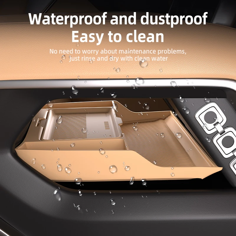 2025 لسوبر 8 Super8 سيليكون وحدة التحكم المركزية أسفل صندوق تخزين صيغة ليوبارد 3 التحكم المركزي المنظم حصيرة السيارة الداخلية