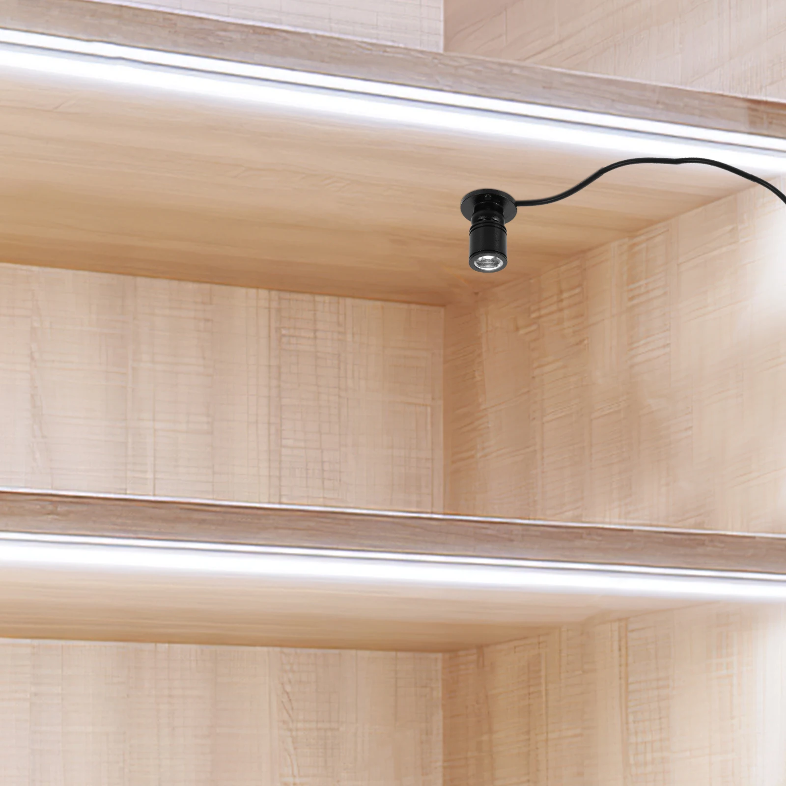 

Small USB LED Spotlight Mini Indoor Display Light Jewelry Cabinet Showcase Bright Adjustable Angle Compact LED Light