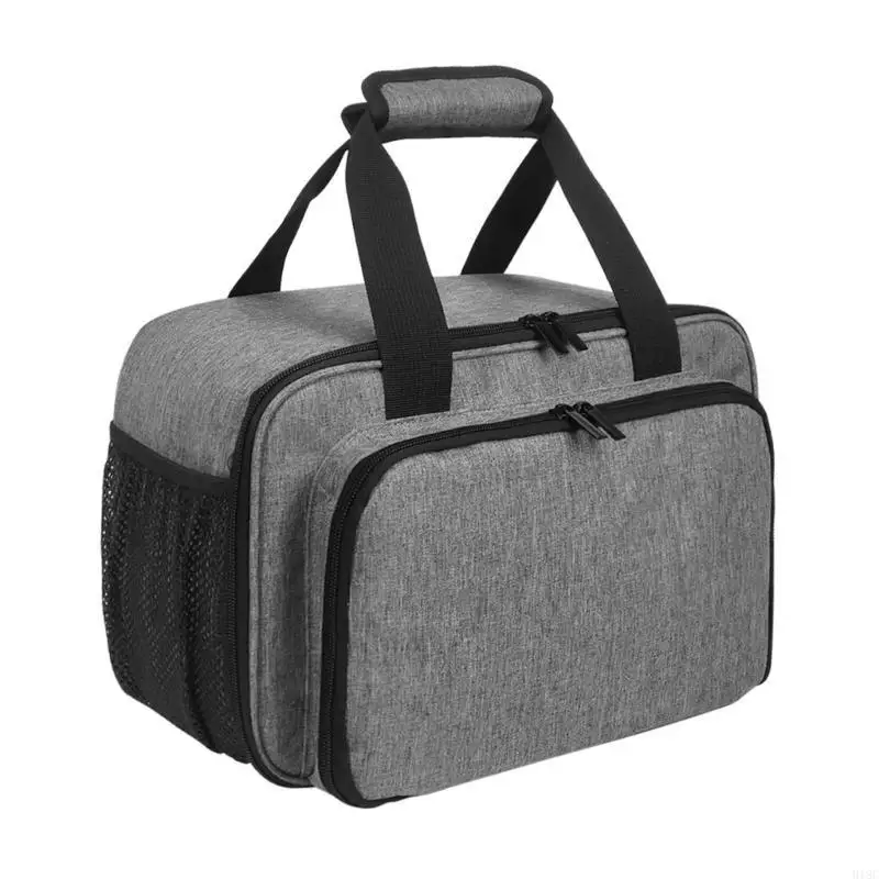 918C حقيبة تحمل الطلاء الأكريليكي تمسك حتى 50 منظمي الطلاء الفني للزجاجة