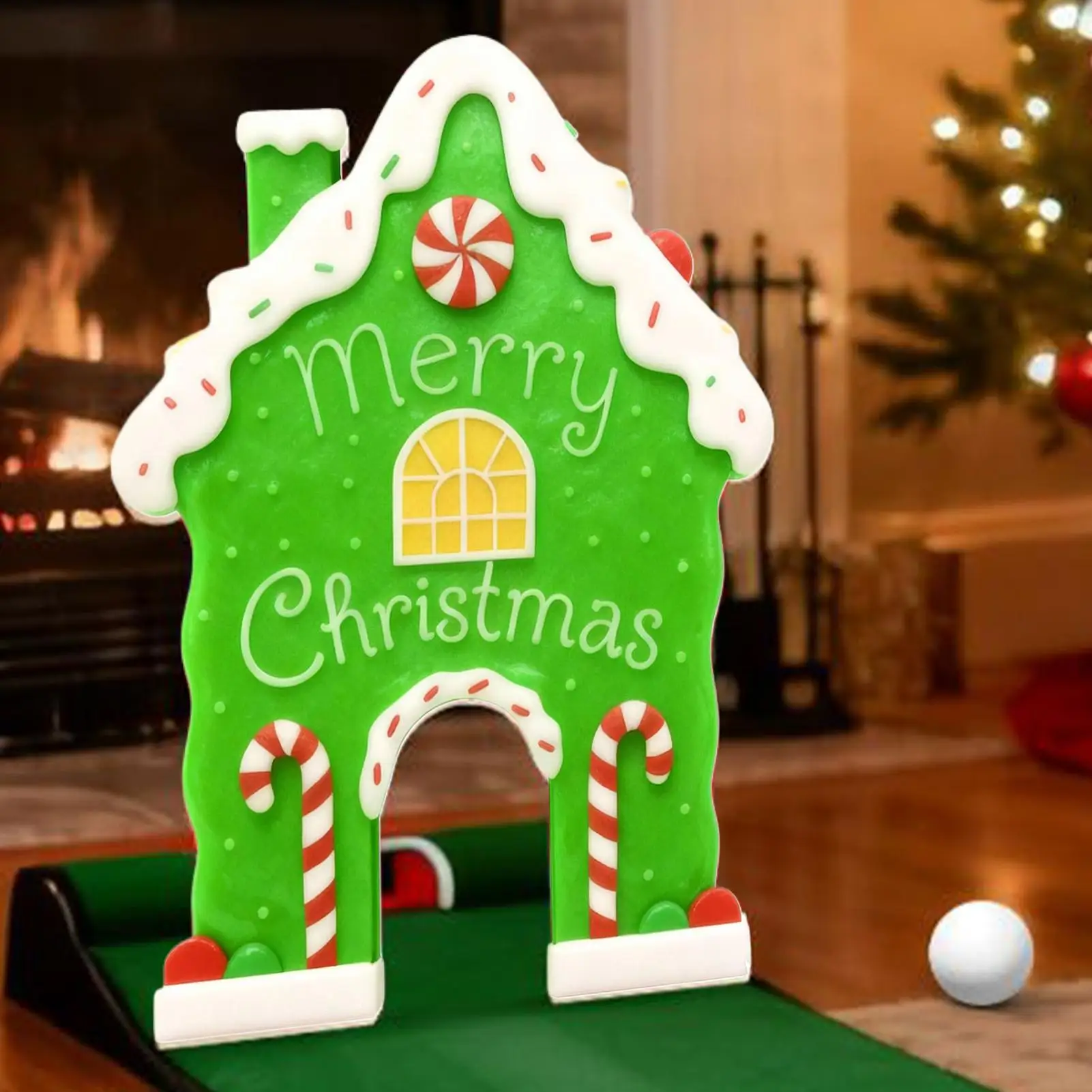 ألعاب الجولف المحمولة ألعاب عيد الميلاد المضحكة عطلة الزنجبيل مجموعة الغولف ألعاب الحفلات للمراهقين البالغين غرفة المعيشة العائلية في الهواء الطلق #3