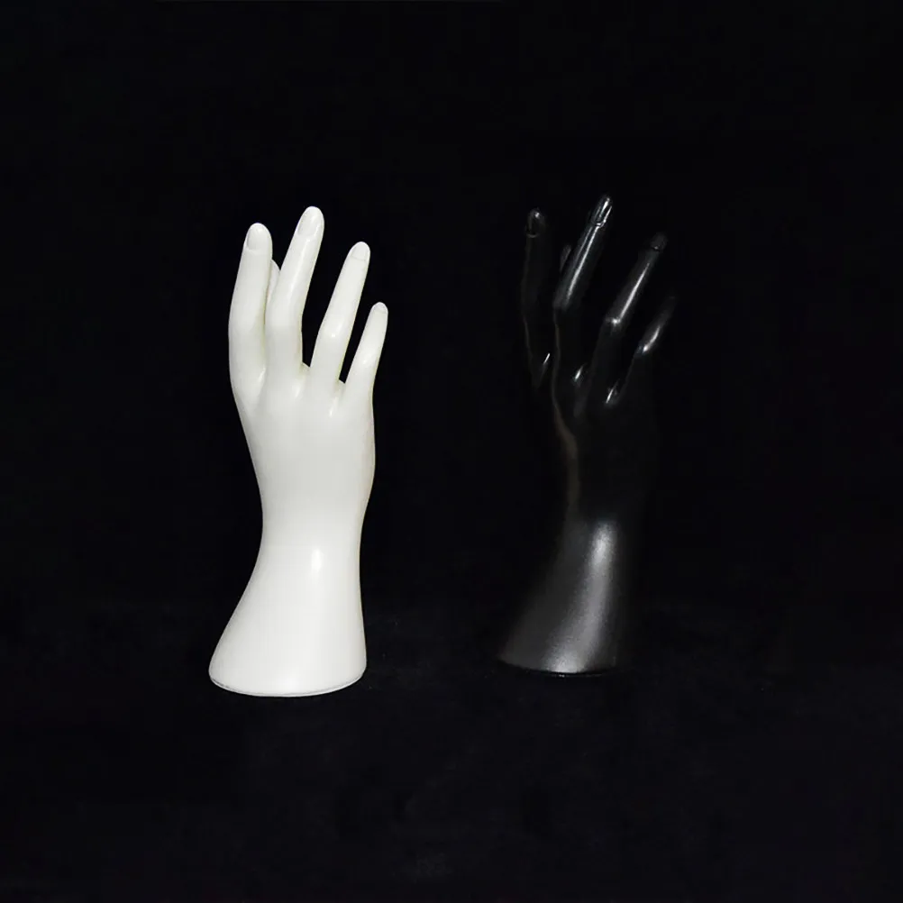 

1Set Female Mannequin Hands Jewelry Display Holders 3D Ring Watch Display Stand Home Store Organizer Mannequin Hand Rack