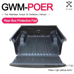 TPE Protective Pad For Great Wall Poer Gwm Poer 2019-2023 Pickup Car Rear Trunk Automotive Decoration Modification Accessories