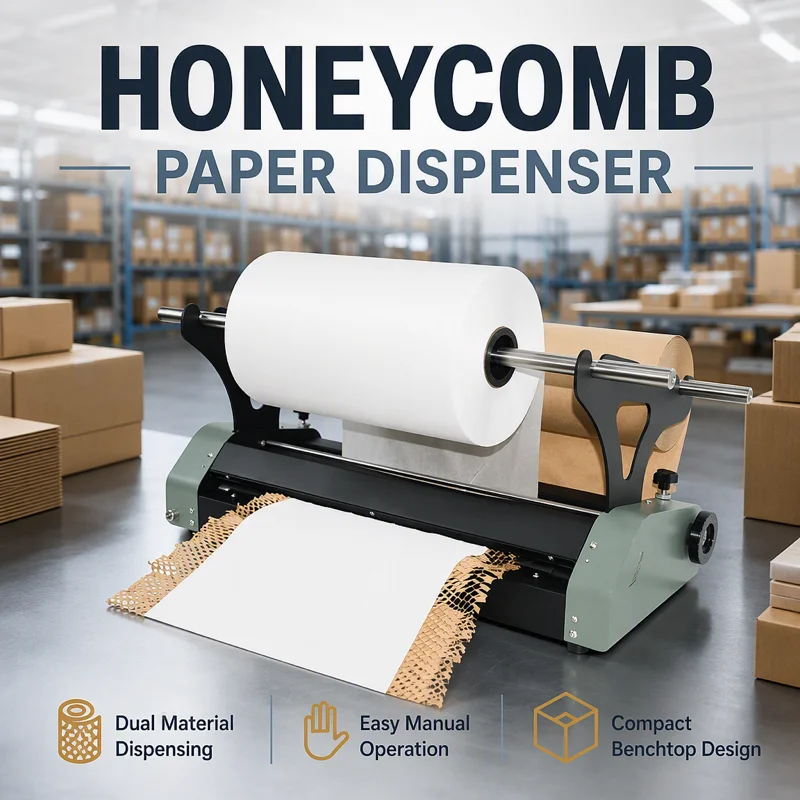 Low Noise Continuous Working Kraft Honeycomb Cushion Maker for Gift Box Logistics Protection Honeycomb Packaging