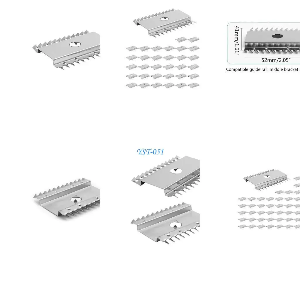 

E15A 50 Pcs Solar Panel Grounding Conductive Sheet Plate Grounding Clip Washer