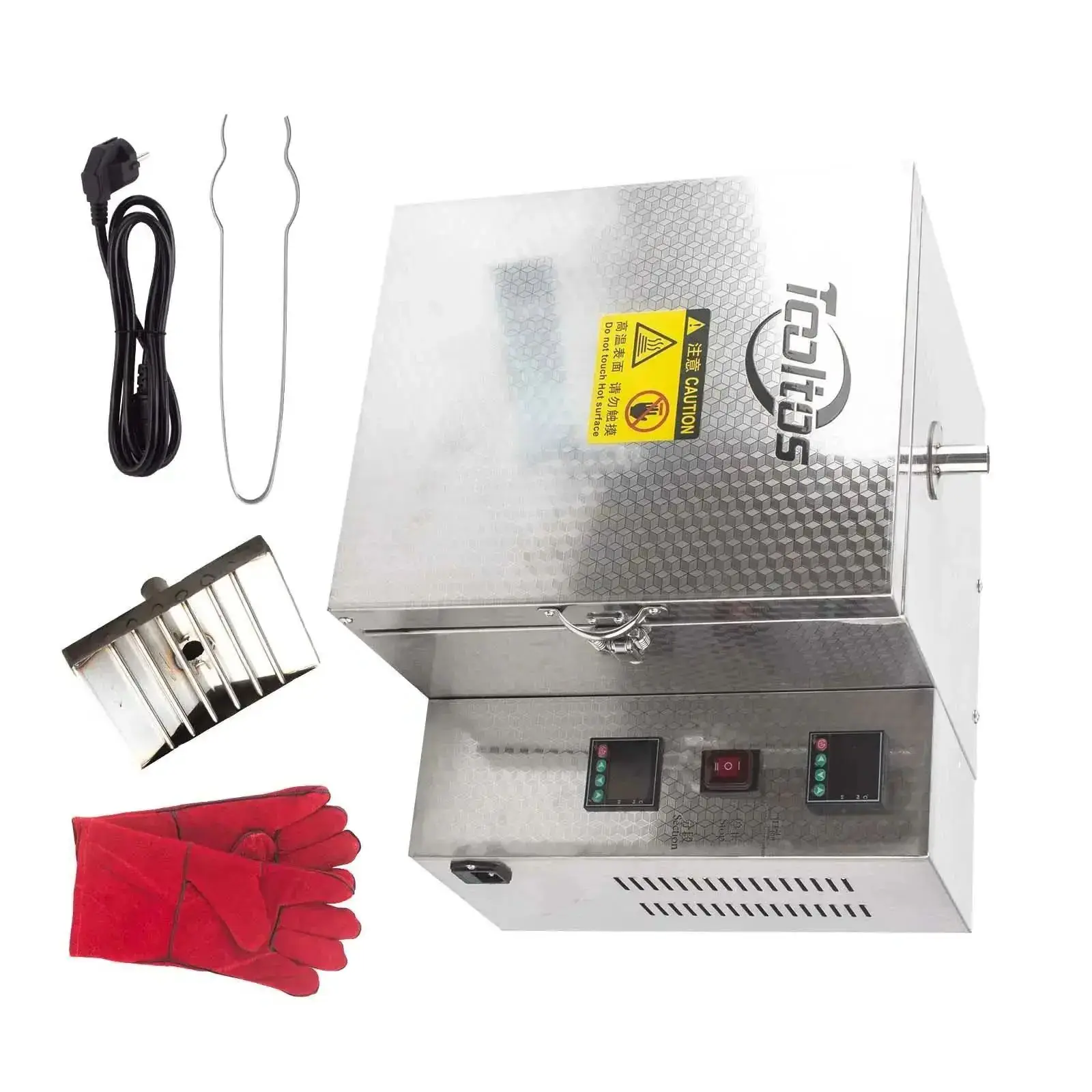 Professional 1200 Degree Burnout Oven and Plaster Furnace with Digital Display Sectional Temperature Control for Wet Dry Plaster