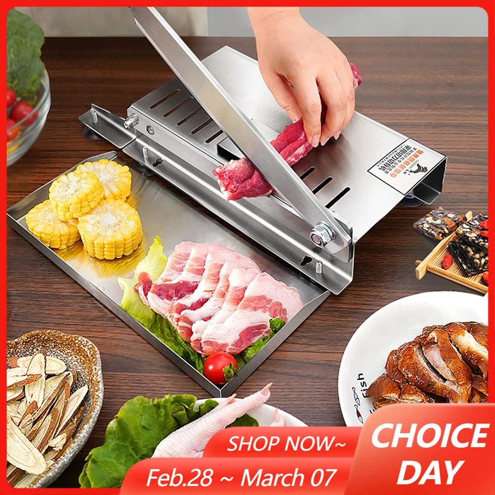 

Бытовой ручной слайсер для замороженного мяса, измельченная мясорубка для костей ягненка, машина для резки курицы, утки, рыбы, горячий горшок, кухонные инструменты