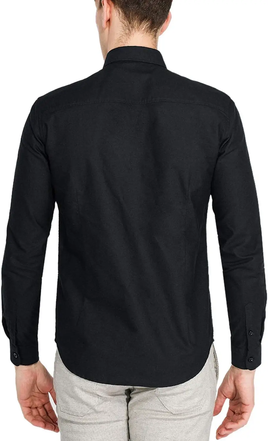 Pioneer Camp Men's Oxford Casual Shirt Long Sleeve Button Down Cotton Shirt Regular Fit with Chest Pocket