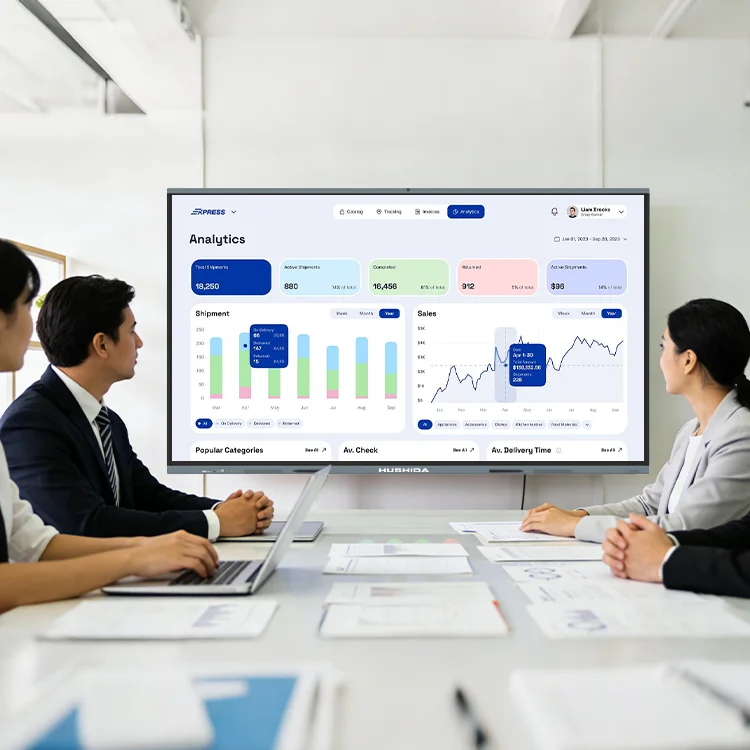 

4K high definition Android system 55 65 75 85 86 98 110 inch touch screen interactive flat panel display