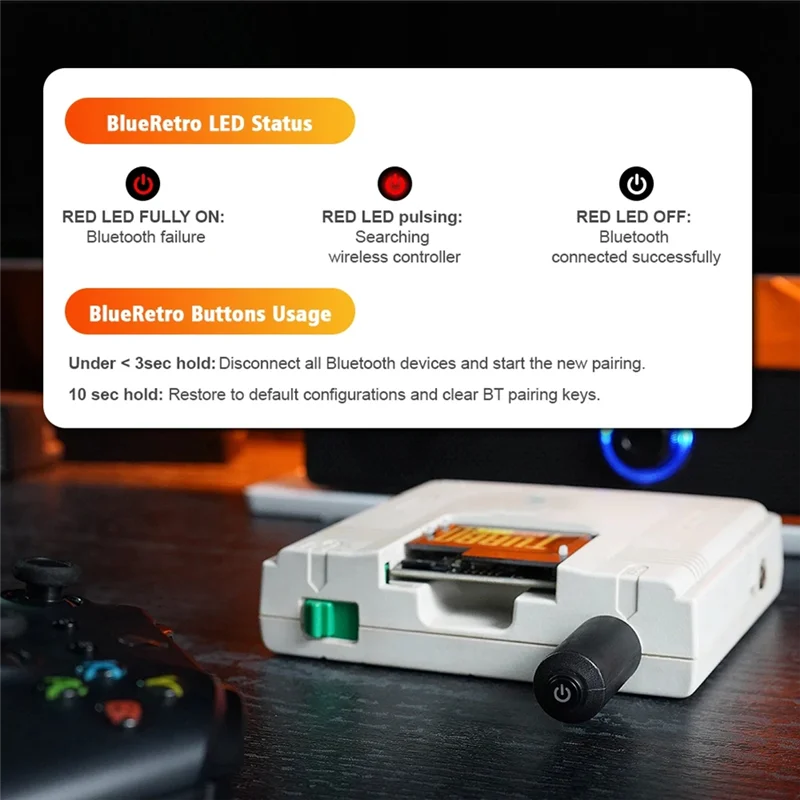 

Адаптер контроллера для адаптера контроллера PS5 для двигателя ПК для контроллеров переключателей 8Bitdo