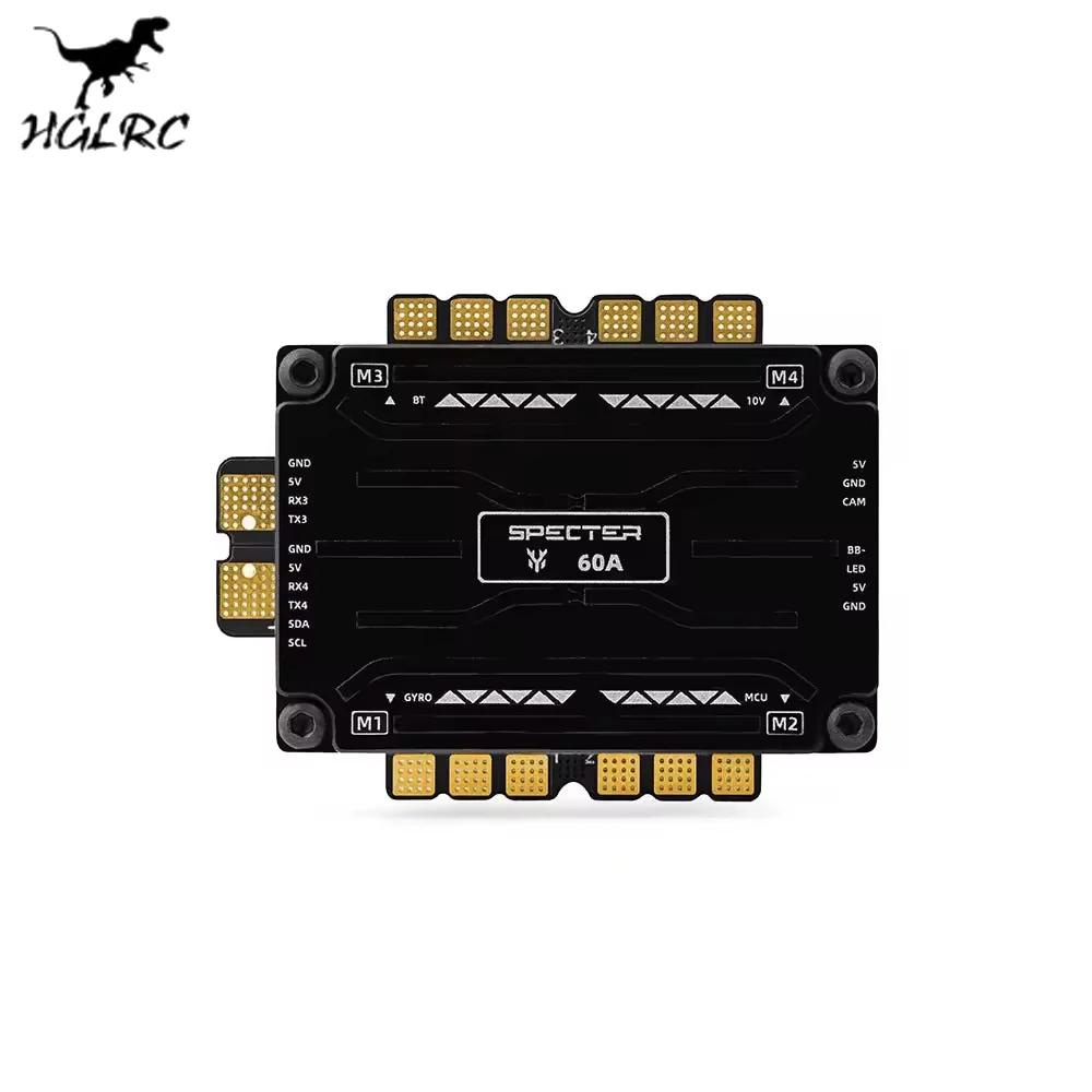 HGLRC SPECTER F760 2-6S BOX Integrated Stack F722 Mini V2 Flight Controller BL32 60A ESC 20X20mm For RC FPV Drone Parts