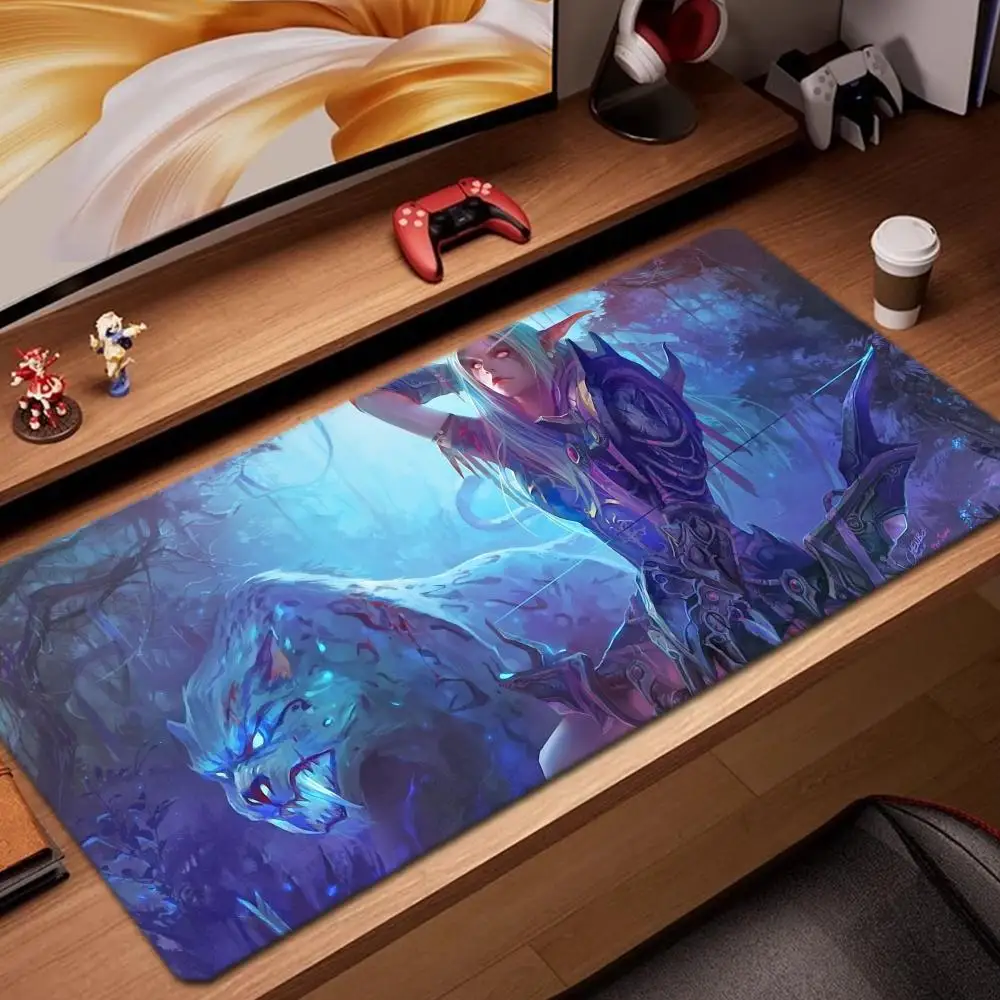 

Game world of warcraft Mouse Pad Game Accessories keyboard pad XXL large locking edge 900X400 mm table mat Gaming mousepad