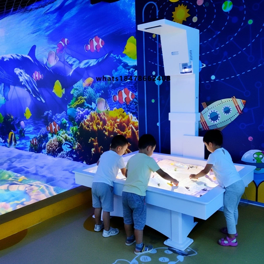 Interactive Indoor Magic AR Sandbox 3D Augmented Reality Projector Kids' Advertising Equipment for Sand Play Display