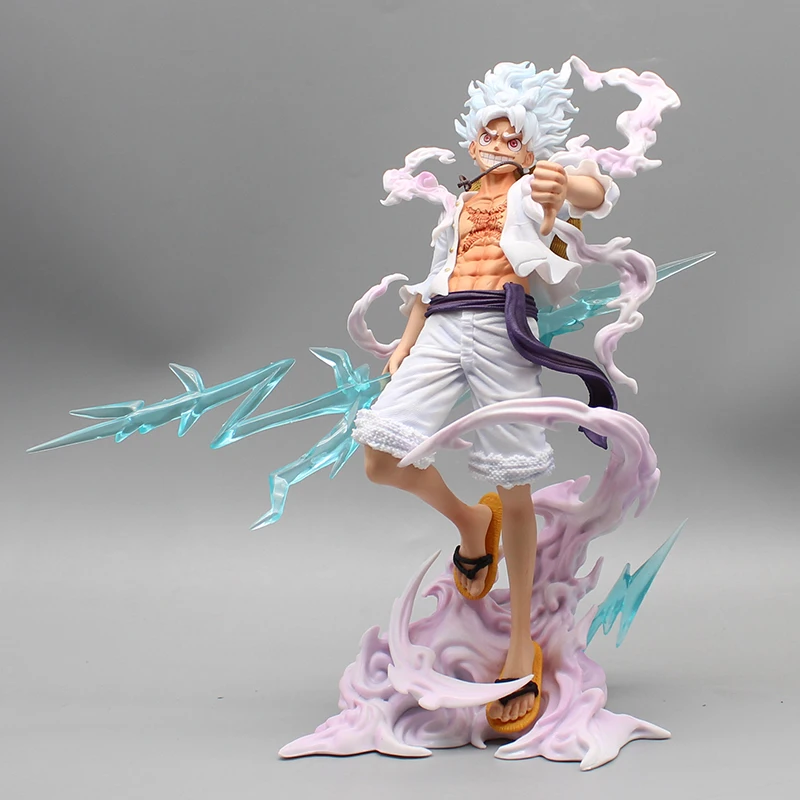 23cm One Piece Sun God Nika Luffy Anime Figure Straw hat Pirate Regiment Manga Statue Pvc Action Figurine Collection Model Toy